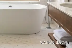Wathab Jeddah team performing Bathroom Cleaning in Al Sharafiyah, Jeddah