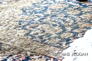 Wathab Jeddah team performing Carpet Cleaning in South Obhur, Jeddah