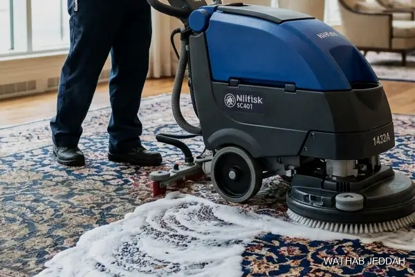 تنظيف سجاد في حي الفضيلة بجدة — وثاب جدة لخدمات التنظيف