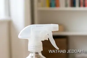 فريق وثاب جدة أثناء جلي وتلميع الأرضيات في حي غليل بجدة
