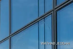 Glass Facade Cleaning results after completion in Al Ghadeer, Jeddah