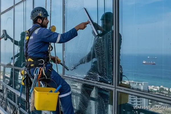 Glass Facade Cleaning in Al Nahdah