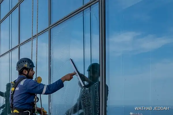 Glass Facade Cleaning in Al Naseem