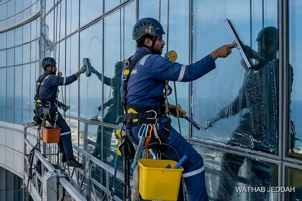 Glass Facade Cleaning in Al Zahra - Wathab Jeddah