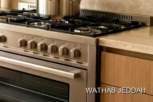 Wathab Jeddah team performing Kitchen Cleaning in Al Ajwad, Jeddah