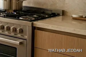 Wathab Jeddah team performing Kitchen Cleaning in Al Basateen, Jeddah