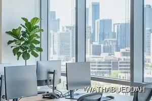 Wathab Jeddah team performing Office Cleaning in Al Zumurrud, Jeddah
