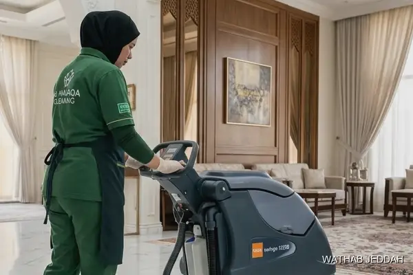 تنظيف قصور في حي الحمراء بجدة — وثاب جدة لخدمات التنظيف