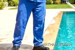 Swimming Pool Cleaning results after completion in Al Amwaj, Jeddah