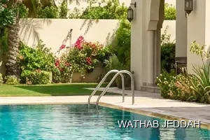 Wathab Jeddah team performing Swimming Pool Cleaning in Al Balad, Jeddah