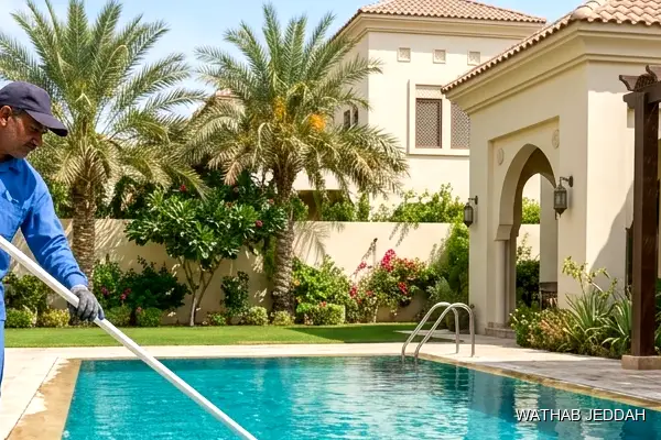 Swimming Pool Cleaning in Al Khumrah - Wathab Jeddah Cleaning