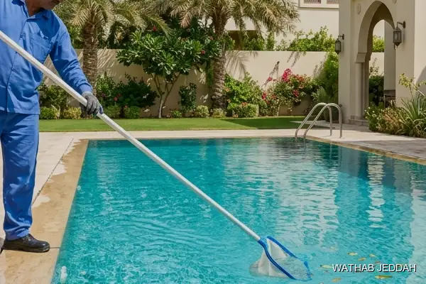 Swimming Pool Cleaning in Al Naeem - Wathab Jeddah