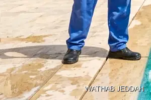 Wathab Jeddah team performing Swimming Pool Cleaning in Al Qurainiyah, Jeddah
