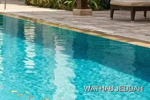 Swimming Pool Cleaning results after completion in Al Sharafiyah, Jeddah