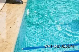 Swimming Pool Cleaning results after completion in Al Shiraa, Jeddah