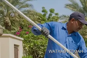 Wathab Jeddah team performing Swimming Pool Cleaning in Quwayzah, Jeddah