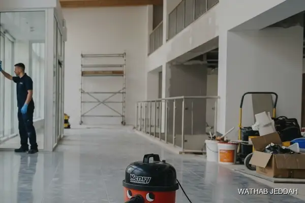 Post-Construction Cleaning in North Obhur, Jeddah - Wathab Jeddah Cleaning Services