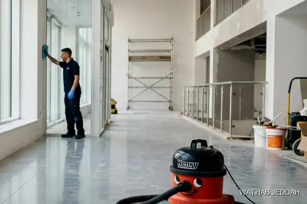 Post-Construction Cleaning in Al Kawthar, Jeddah - Wathab Jeddah Cleaning Services