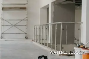 نتائج تنظيف بعد التشطيب بعد الانتهاء في حي الحمراء بجدة