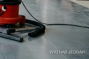 Wathab Jeddah team performing Post-Renovation Cleaning in Al Manar, Jeddah