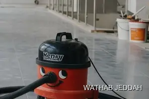 Wathab Jeddah team performing Post-Renovation Cleaning in Al Zahra, Jeddah