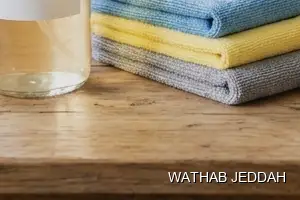 Wathab Jeddah team performing Pre-Move Cleaning in Al Sharafiyah, Jeddah