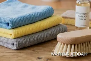 Wathab Jeddah team performing School & Nursery Cleaning in Al Ajwad, Jeddah