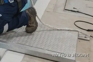 Wathab Jeddah team performing Water Tank Cleaning in Al Nahdah, Jeddah