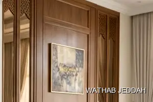 فريق وثاب جدة أثناء تنظيف فلل في حي النسيم بجدة