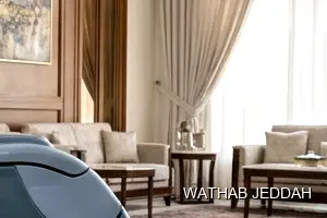 فريق وثاب جدة أثناء تنظيف فلل في حي السامر بجدة